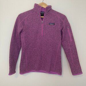 Patagonia Better Sweater 1/4 Zip fleece Pullover Ligh Balsamic XS